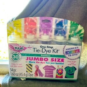 Tulip, One-Step Tie-Dye Kit, Jumbo Size, Rainbow